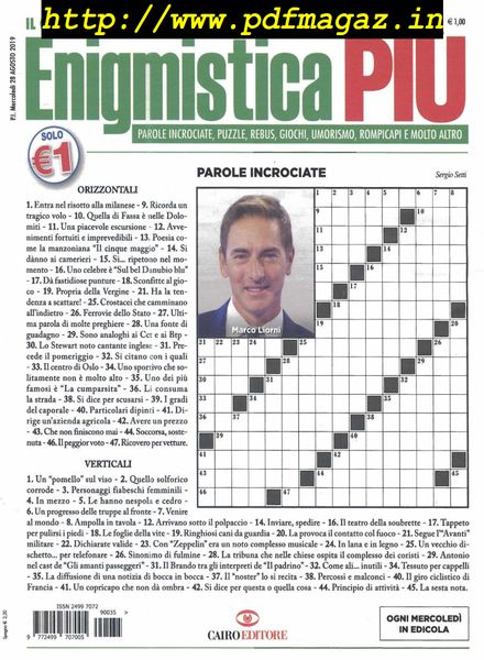 Enigmistica PIU – 3 Settembre 2019