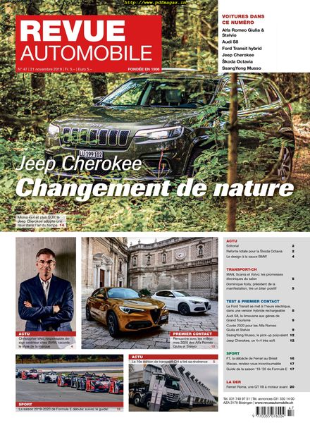 Revue Automobile – 21 novembre 2019