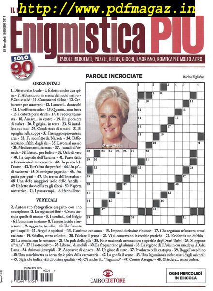 Enigmistica PIU – 16 Luglio 2019