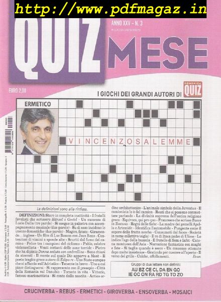 Quiz Mese – Marzo 2019