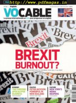 Vocable Anglais – 28 novembre 2019