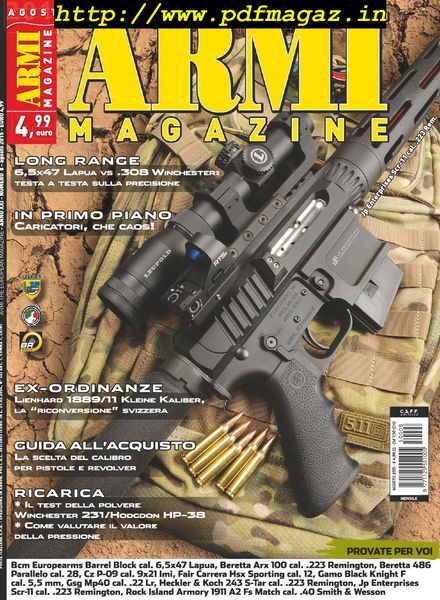 Armi Magazine – Agosto 2015