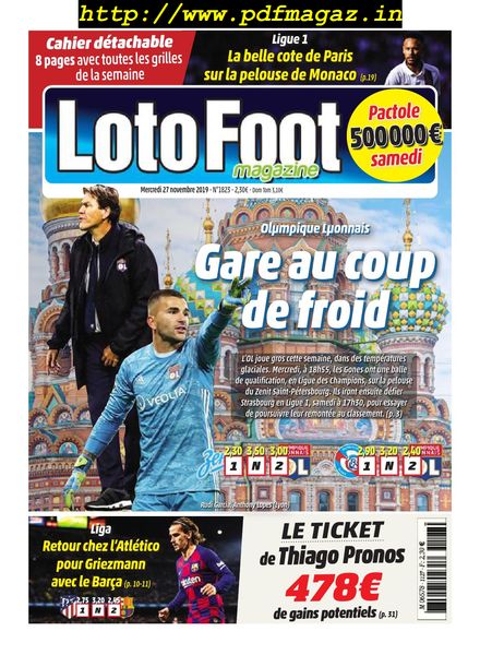 Loto Foot – 27 novembre 2019