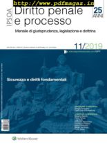 Diritto Penale e Processo – Novembre 2019