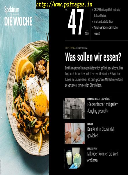 Spektrum Die Woche – 22 November 2019