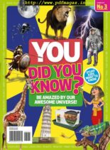 You Did you know – Issue 3 – Summer 2019