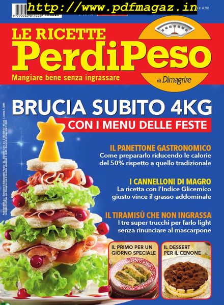 Le Ricette PerdiPeso – Dicembre 2019