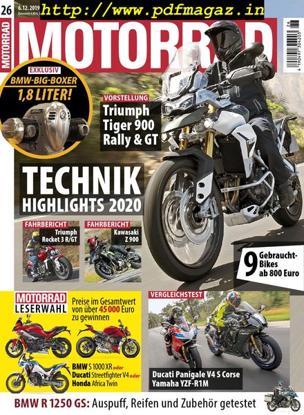 Motorrad – 6 Dezember 2019