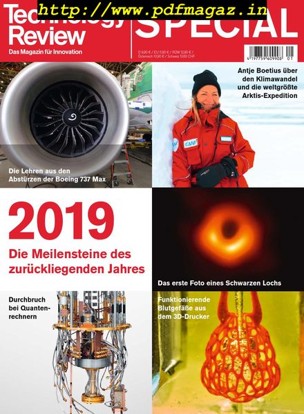 Technology Review – Special 2019