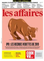 Les Affaires – 23 novembre 2019