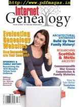 Internet Genealogy – December 2019 – January 2020
