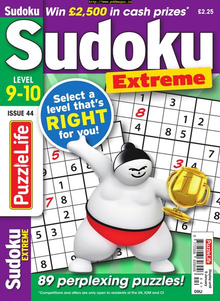 PuzzleLife Sudoku Extreme – December 2019