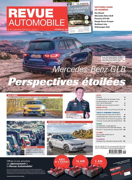 Revue Automobile – 05 decembre 2019