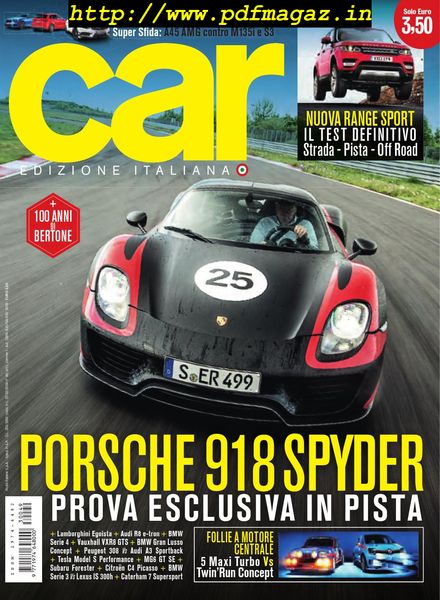 Car Italia – Luglio-Agosto 2013