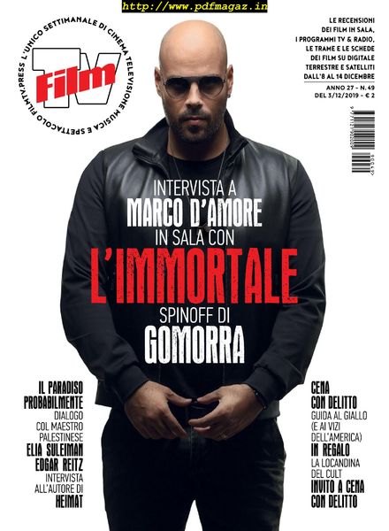 FilmTv – 3 Dicembre 2019