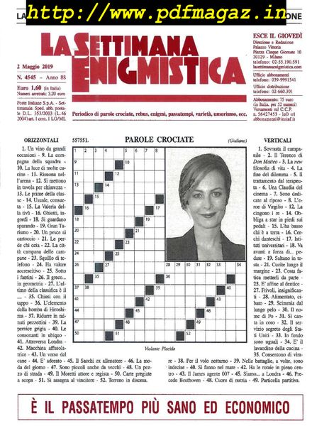 La Settimana Enigmistica – 2 Maggio 2019