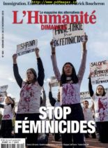L’Humanite Dimanche – 21 Novembre 2019