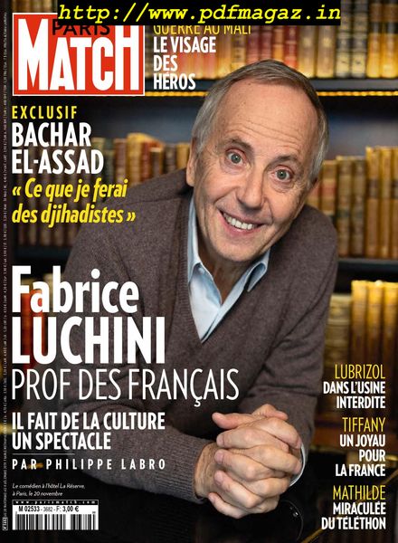 Paris Match – 28 novembre 2019