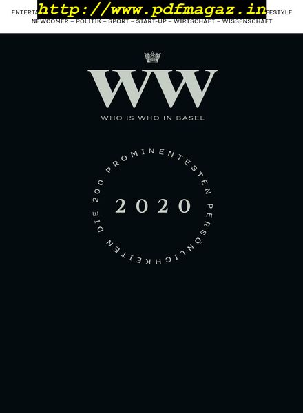 Who is Who Magazin Basel – Dezember 2019