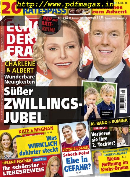 Echo der Frau – 20 November 2019