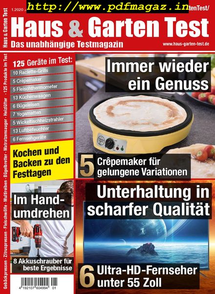 Haus & Garten Test – Dezember 2019