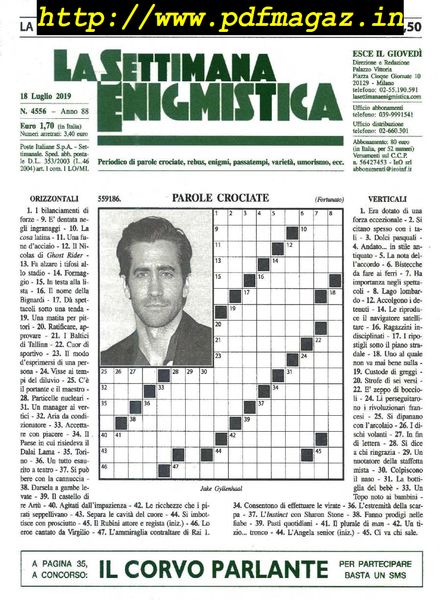 La Settimana Enigmistica – 18 Luglio 2019