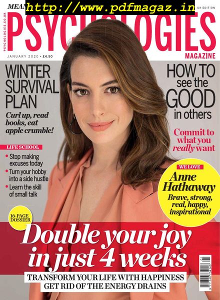 Psychologies UK – January 2020