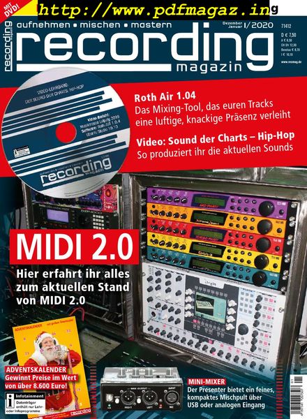 Recording Magazin – Dezember 2019 – Januar 2020