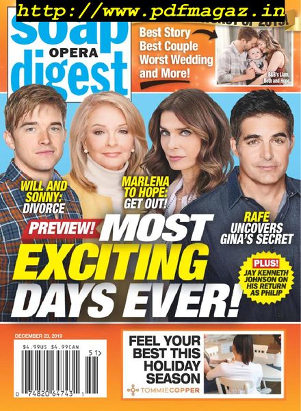 Soap Opera Digest – December 23, 2019
