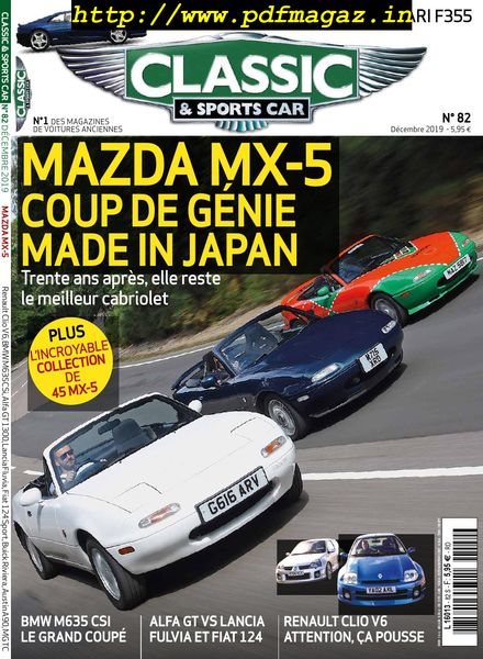 Classic & Sports Car France – decembre 2019