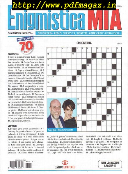 Enigmistica Mia – 29 Aprile 2019