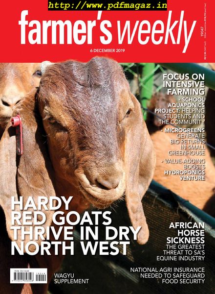 Farmer’s Weekly – 06 December 2019