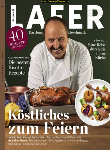 Johann Lafer Journal – Winter 2019