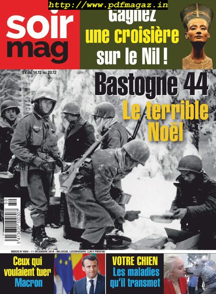 Le Soir Magazine – 16 decembre 2019
