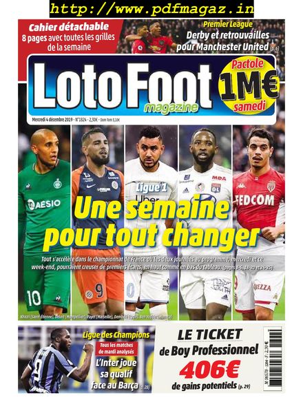 Loto Foot – 04 decembre 2019
