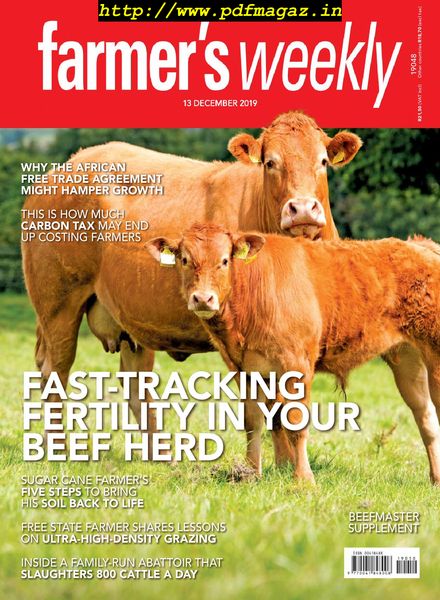 Farmer’s Weekly – 13 December 2019