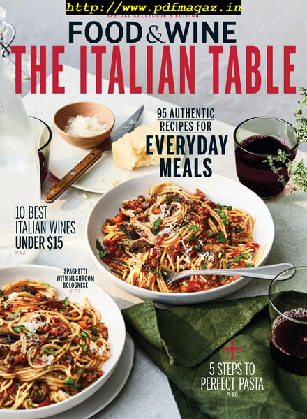 Food & Wine USA – The Italian Table (2019)
