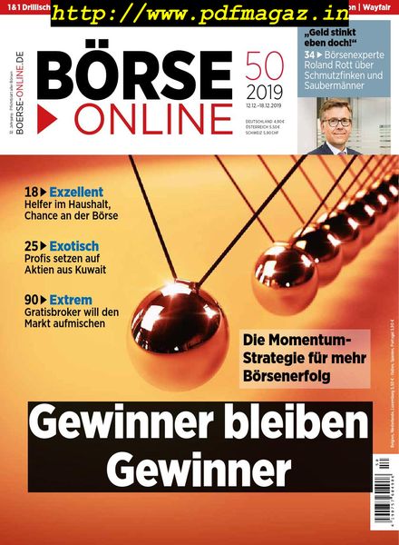 BOrse Online – 12 Dezember 2019
