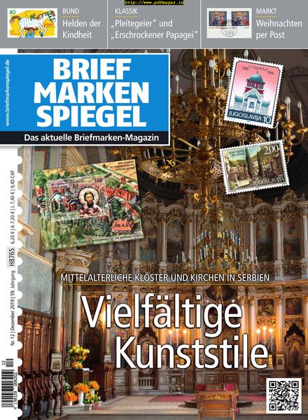 Briefmarken Spiegel – Dezember 2019