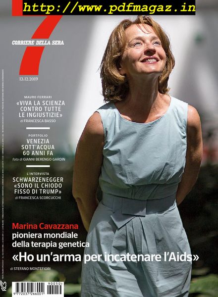 Corriere della Sera Sette – 13 dicembre 2019