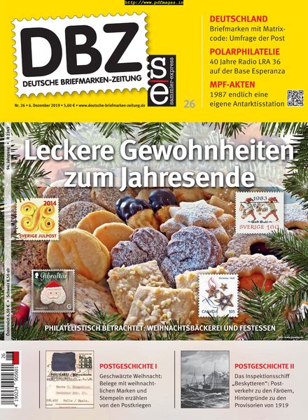 Deutsche Briefmarken-Zeitung – 06. Dezember 2019