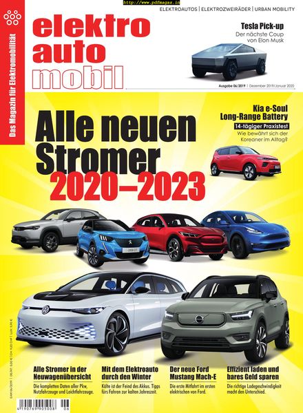 Elektroautomobil – Dezember 2019
