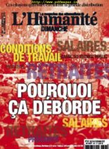 L’Humanite Dimanche – 12 Decembre 2019