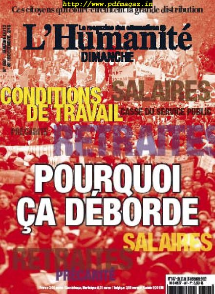 L’Humanite Dimanche – 12 Decembre 2019