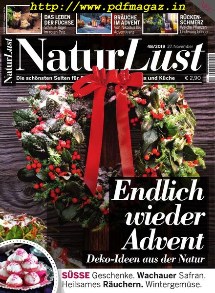 NaturLust – 27 November 2019