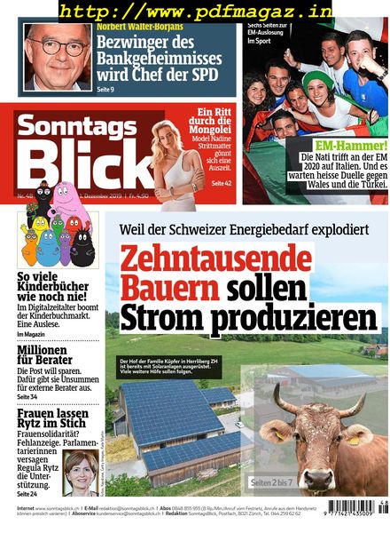 SonntagsBlick – Dezember 2019