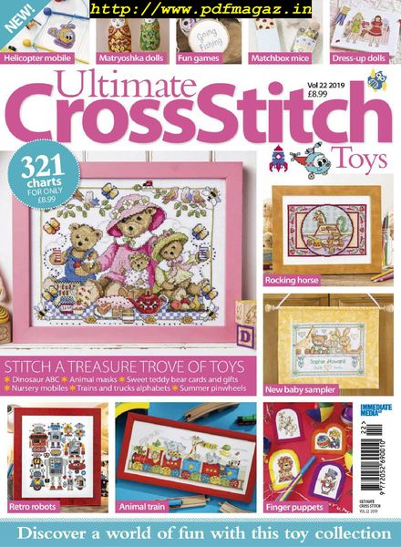 Ultimate Cross Stitch – Volume 22 – Toys 2019