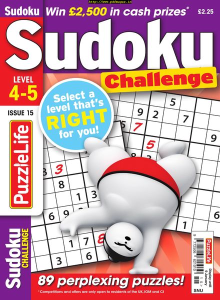 PuzzleLife Sudoku Challenge – December 2019