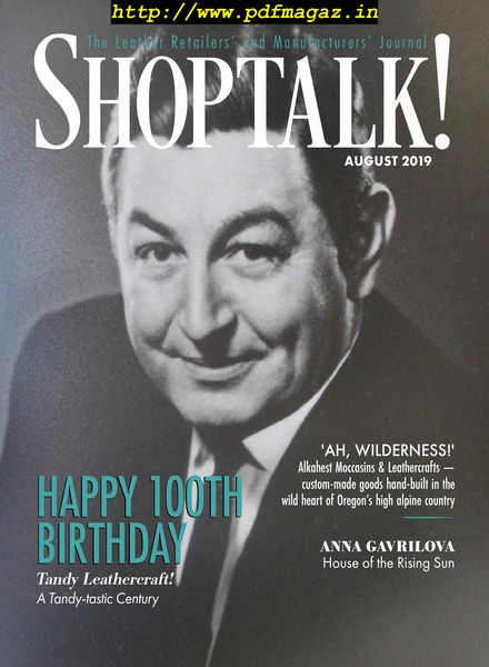 Shop Talk! – August 2019