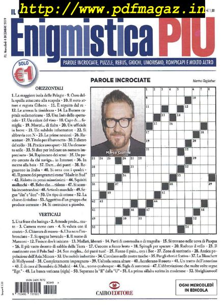 Enigmistica PIU – 10 Dicembre 2019